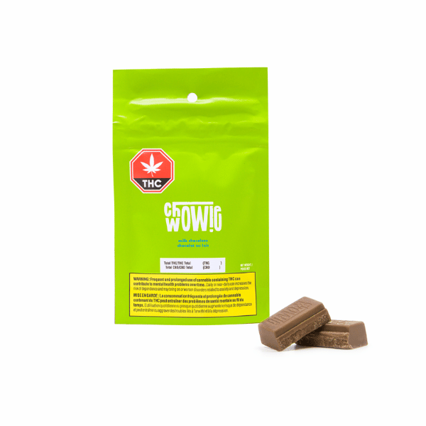 Edibles Solids - MB - Chowie Wowie 1-0 THC Milk Chocolate - Format: - Chowie Wowie