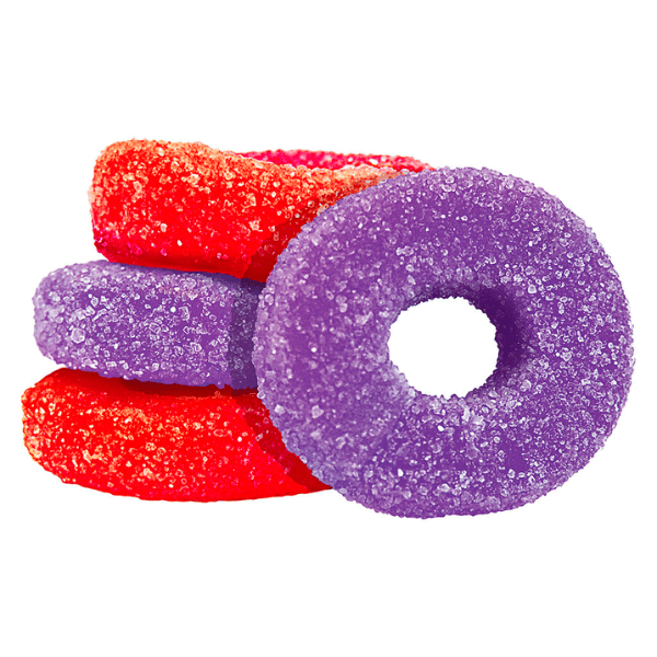 Edibles Solids - MB - Olli O'S Grape & Strawberry 1-1-1 THC-CBC-CBD Gummies - Format: - Olli
