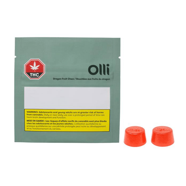 Edibles Solids - AB - Olli Dragonfruit 2-1 THC-CBD Gummies - Format: - Olli