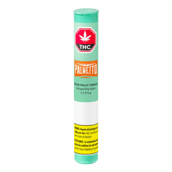 Extracts Inhaled - SK - Palmetto Neon Fruit Frenzy Infused Pre-Roll - Format: - Palmetto