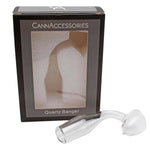 Glass Concentrate Accessory Cannaccessories Quartz Banger Cone 19mm Male 45 Degree - CannAccessories