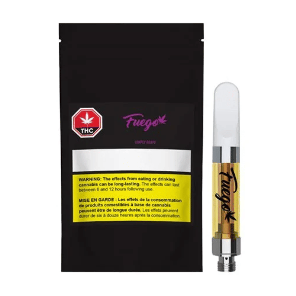 Extracts Inhaled - MB - Fuego Simply Grape THC 510 Vape Cartridge - Format: - Fuego