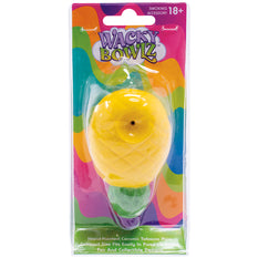 Ceramic Pipe Wacky Bowlz Pineapple 3.5" - Wacky Bowlz