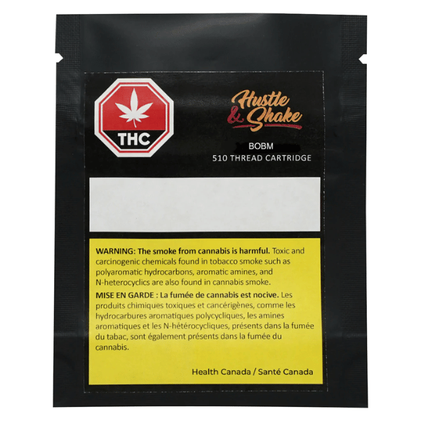 Extracts Inhaled - SK - Hustle & Shake BOBM THC 510 Vape Cartridge - Format: - Hustle & Shake