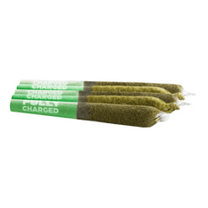 Extracts Inhaled - MB - Spinach Fully Charged Wavy Watermelon Infused Pre-Roll - Format: - Spinach