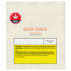 Extracts Inhaled - SK - Back Forty Peach Lemonade THC 510 Vape Cartridge - Format: