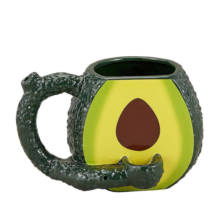 Avocado Shaped Ceramic Mug  Pipe - Roasted and Toasted