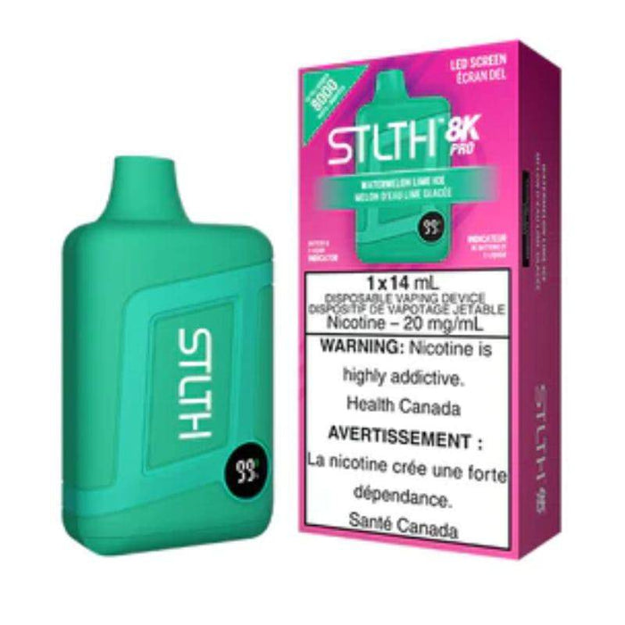 *EXCISED* RTL - STLTH 8K Pro Disposable Vape 8000 Puff Watermelon Lime Ice - STLTH