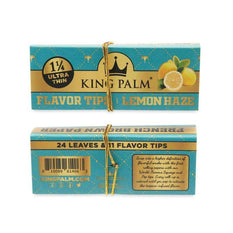 RTL - Papers King Palm 1.25 French Brown with Flavored Tips Lemon Haze - King Palm