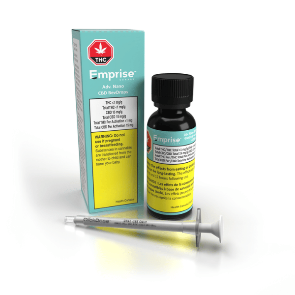 Extracts Ingested - MB - Emprise Canada Advanced Nano Rapid CBD BevDrops - Format: - Emprise Canada