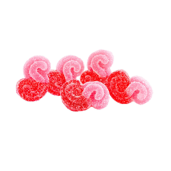 Edibles Solids - SK - Sourz By Spinach Strawberry Watermelon 1-4 THC-CBG Gummies - Format: