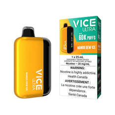 Federal *EXCISED* RTL - Disposable Vape Vice Ultra 60K Mango Dew Ice