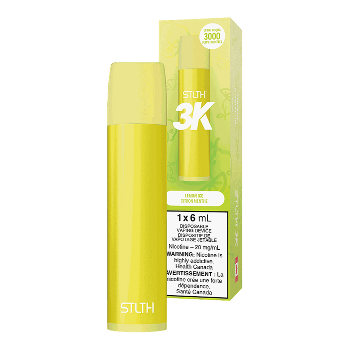 *EXCISED* RTL - STLTH 3K Disposable Vape 3000 Puff Lemon Ice - STLTH