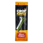 RTL - Hemp Wraps Crop Kingz 2pk Brass Monkey self Sealing - Crop Kingz