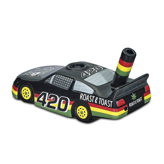 Ceramic Roast and Toast Race Car Pipe - Roasted and Toasted