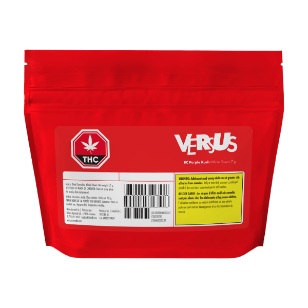 Dried Cannabis - MB - Versus BC Purple Kush Flower - Format: