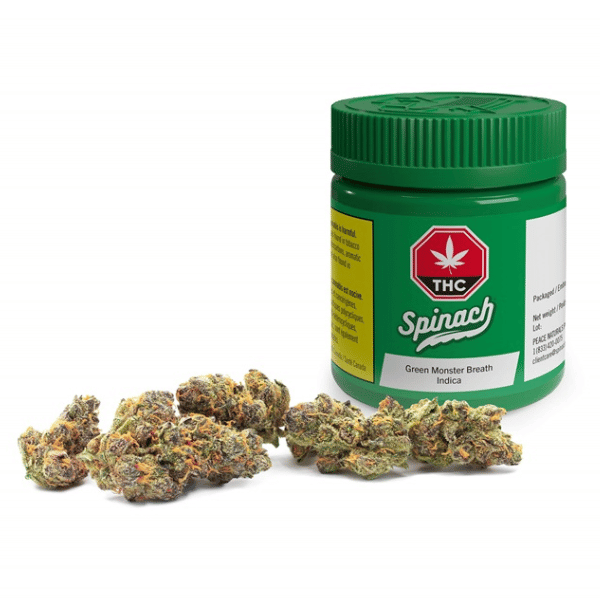 Dried Cannabis - MB - Spinach Green Monster Breath Flower - Format: - Spinach