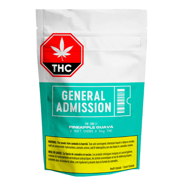 Edibles Solids - SK - General Admission Pineapple Guava THC-CBD Gummies - Format: - General Admission
