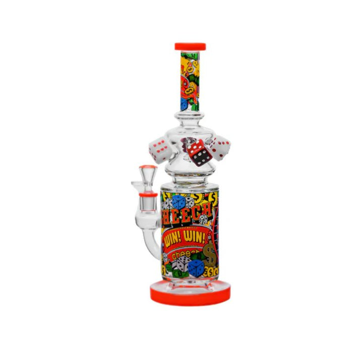 Glass Bong Cheech Glass Feeling Lucky 13" - Cheech Glass