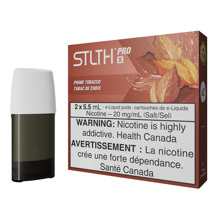 *EXCISED* RTL - STLTH Pro X Pod Pack Prime Tobacco 5.5ml Pack of 2 Pods - STLTH