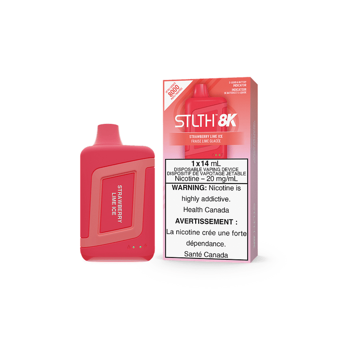 *EXCISED* RTL - STLTH 8K Disposable Vape 8000 Puff Strawberry Lime Ice - STLTH