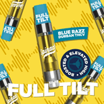 Extracts Inhaled - MB - Spinach Feelz Full Tilt Blue Razz Durban THC+THC-V 510 Vape Cartridge - Format: - Spinach