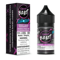 *EXCISED* Flavour Beast Salt Juice 30ml Groovy Grape Passionfruit Iced - Flavour Beast