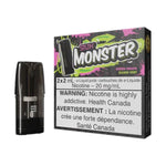 *EXCISED* RTL - STLTH Monster Pod Green Grape 2ml Pack of 2 Pods - STLTH