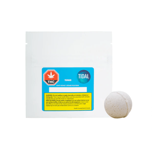 Cannabis Topicals - MB - Tidal Tsunami 1-2 THC-CBD Bath Bomb - Format: - Tidal