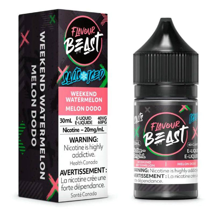 *EXCISED* Flavour Beast Salt Juice 30ml Weekend Watermelon Iced - Flavour Beast