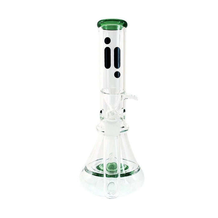 Glass Bong - 10" Beaker Honeycomb - Infyniti