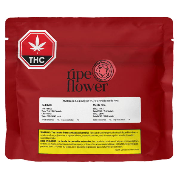 Dried Cannabis - SK - Ripe Flower Red Bullz & Menta Fina Multi Pack ...
