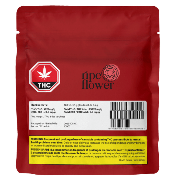 Dried Cannabis - MB - Ripe Flower Buckin RNTZ Flower - Format: - Ripe Flower