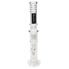 BoroSci 22" Triple Perk Double Tree, Honeycomb Bong - BoroSci