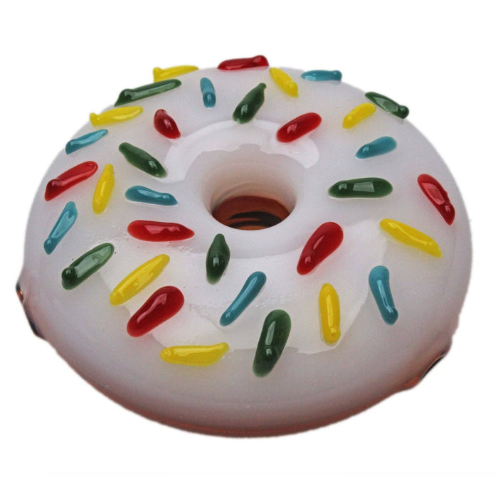 BoroSci 3" Glass Sprinkle Donut Handpipe - BoroSci