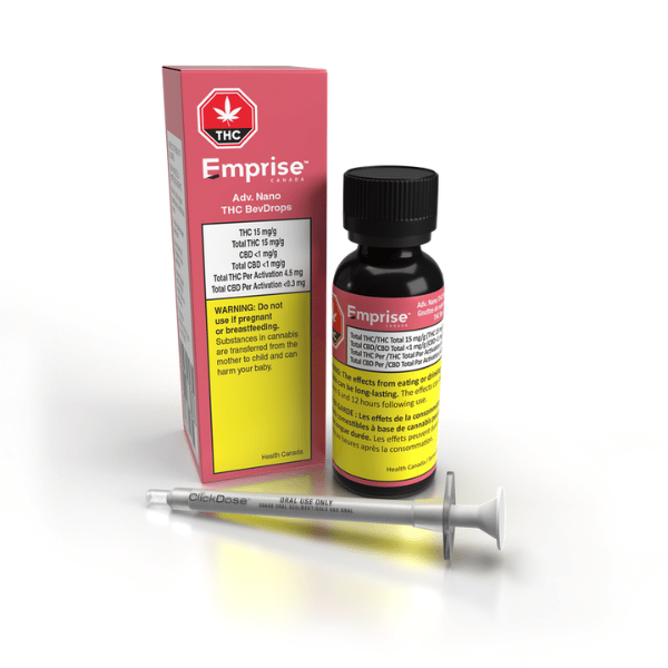 Extracts Ingested - MB - Emprise Canada Advanced Nano Rapid THC BevDrops - Format: - Emprise Canada