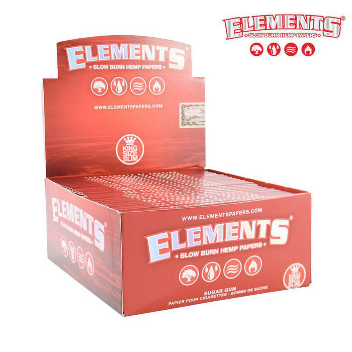 RTL - Elements Red KS Slim Papers - Elements