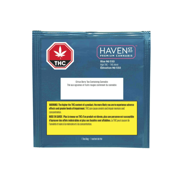 Edibles Solids - MB - Haven St. Premium No. 550 Rise THC Tea Bag - Format: - Haven St. Premium