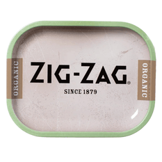 Zig Zag Metal Rolling Tray - Large - Organic - Zig Zag