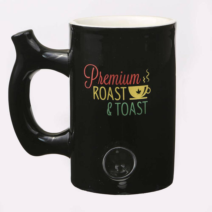 Ceramic Roast And Toast Mug Pipe Large - Roasted and Toasted
