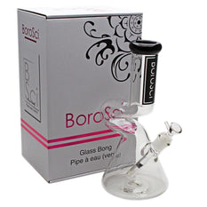 Glass Bong BoroSci 12" Loop Beaker Black - BoroSci