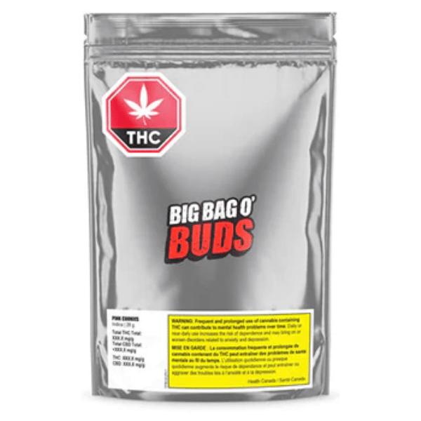 Dried Cannabis - MB - Big Bag O' Buds Pink Cookies Flower - Format: - Big Bag O' Buds