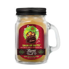 Candle Beamer Double Shot Smoke Killer Collection Sack of Nuts Small Glass Mason Jar 4oz - Beamer