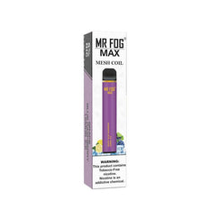 *EXCISED* RTL - Mr Fog Max 1000 Disposable Vape Grape Blue Raspberry Lemon Ice - Mr Fog