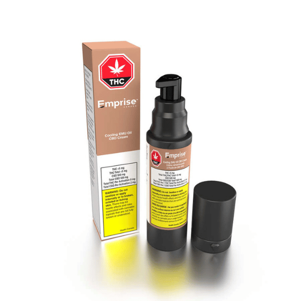 Cannabis Topicals - MB - Emprise Canada Cooling EMU Oil CBD Cream - Format: - Emprise Canada