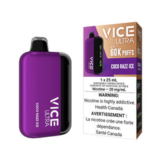 Federal *EXCISED* RTL - Disposable Vape Vice Ultra 60K Coco Razz Ice