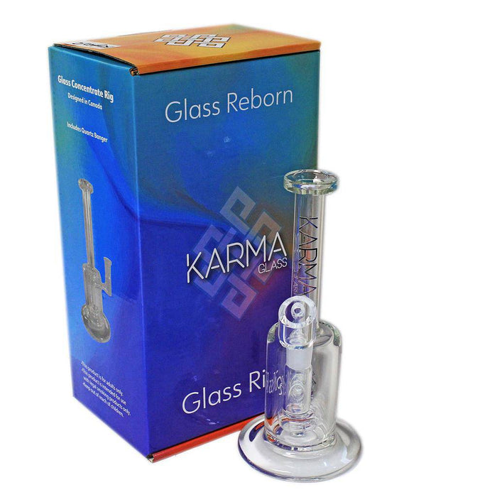 Glass Rig Karma Glass 7" Circ W/ Banger - Karma