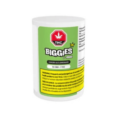 Edibles Solids - MB - Biggies By Even Ginger Ale Lemonade Gummies 10-1 CBD-THC Gummies - Format: