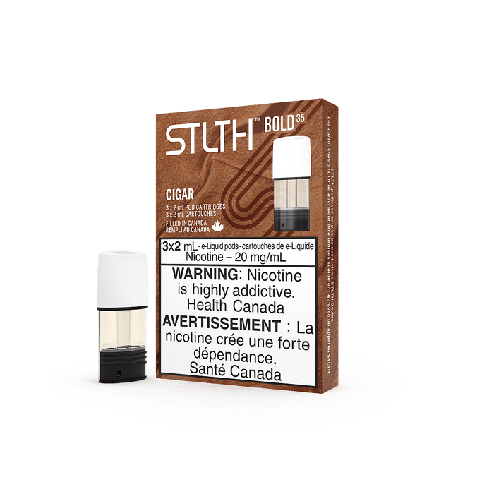 *EXCISED* STLTH Pod 3-Pack -Cigar + Bold - STLTH