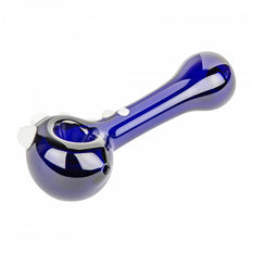 Red Eye Glass - 4" Commodore Handpipe Blue - Red Eye Glass